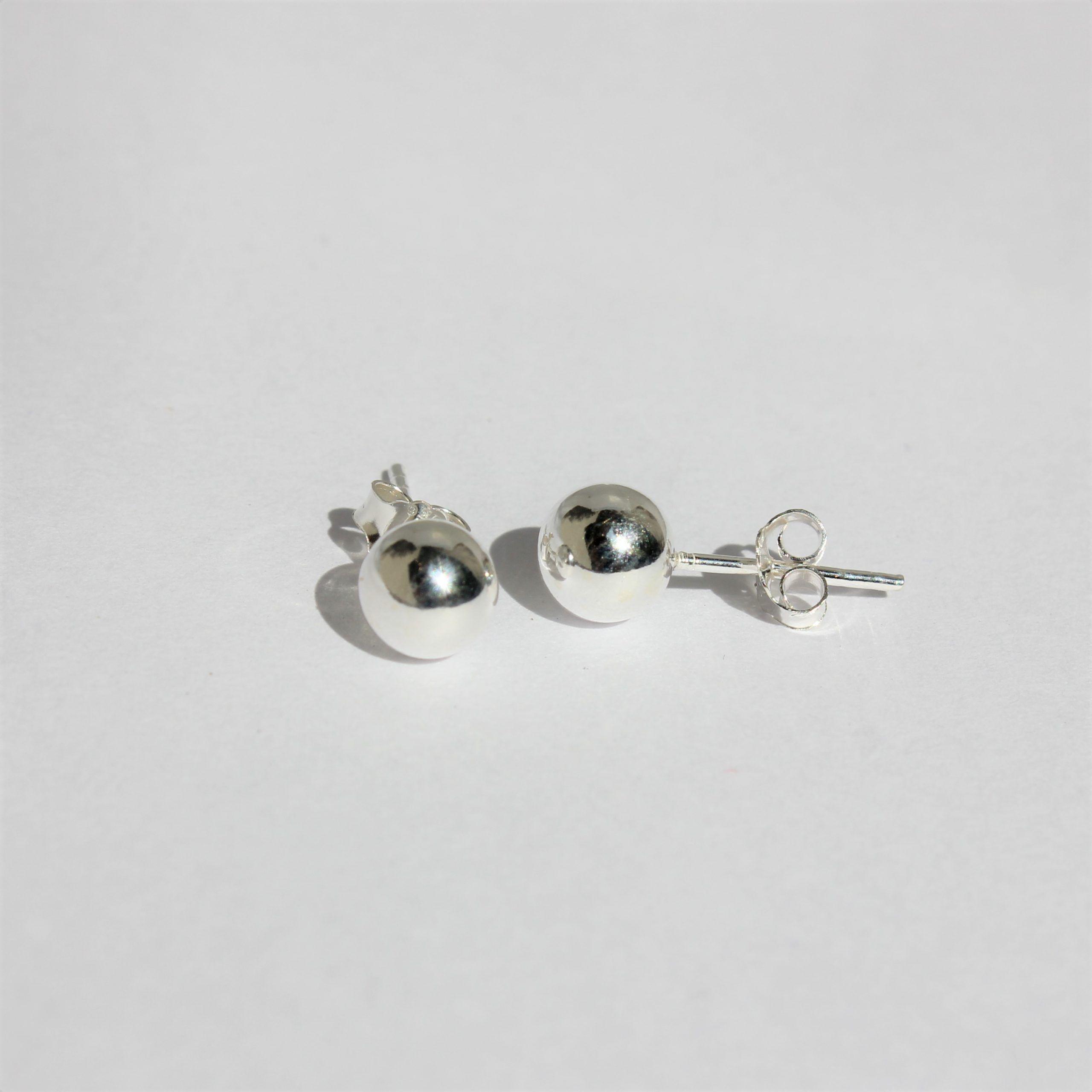 Aros esfera 6 mm Plata Philippa Joyas-0