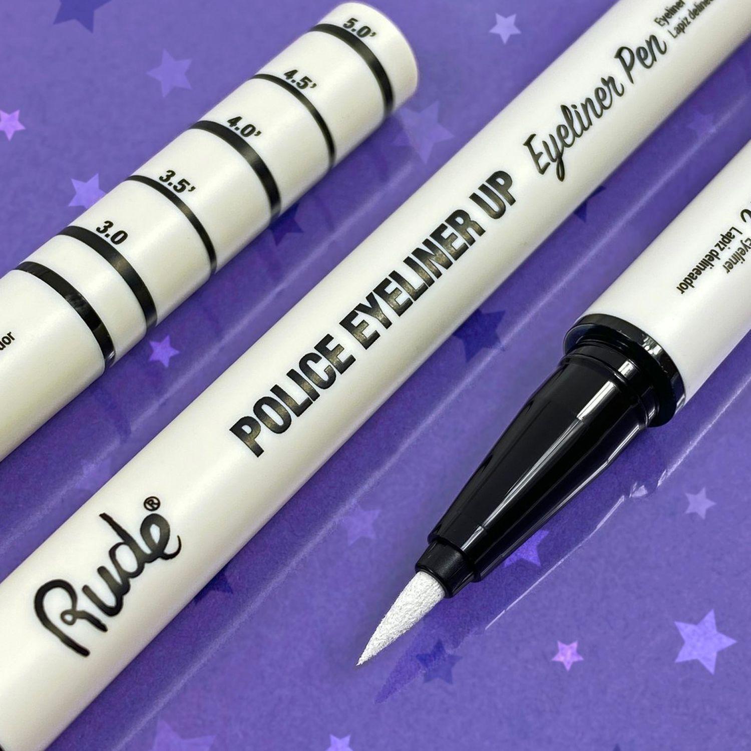 Set de 2 Delineadores Negro y Blanco "Police Eyeliner Up" Rude-3