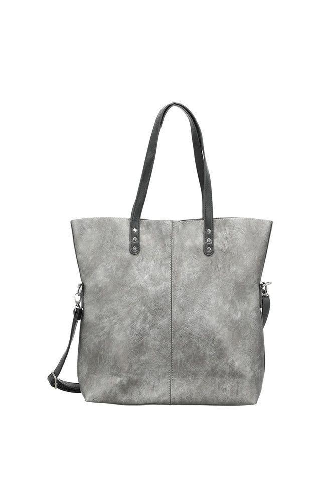 Cartera Tote Plateado Humana-1