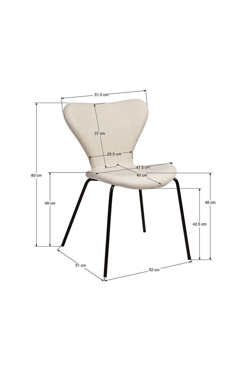 Pack 4 Sillas Comedor Sicodelia Beige-2