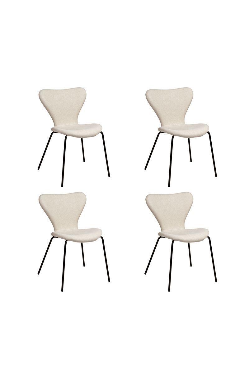 Pack 4 Sillas Comedor Sicodelia Beige-0