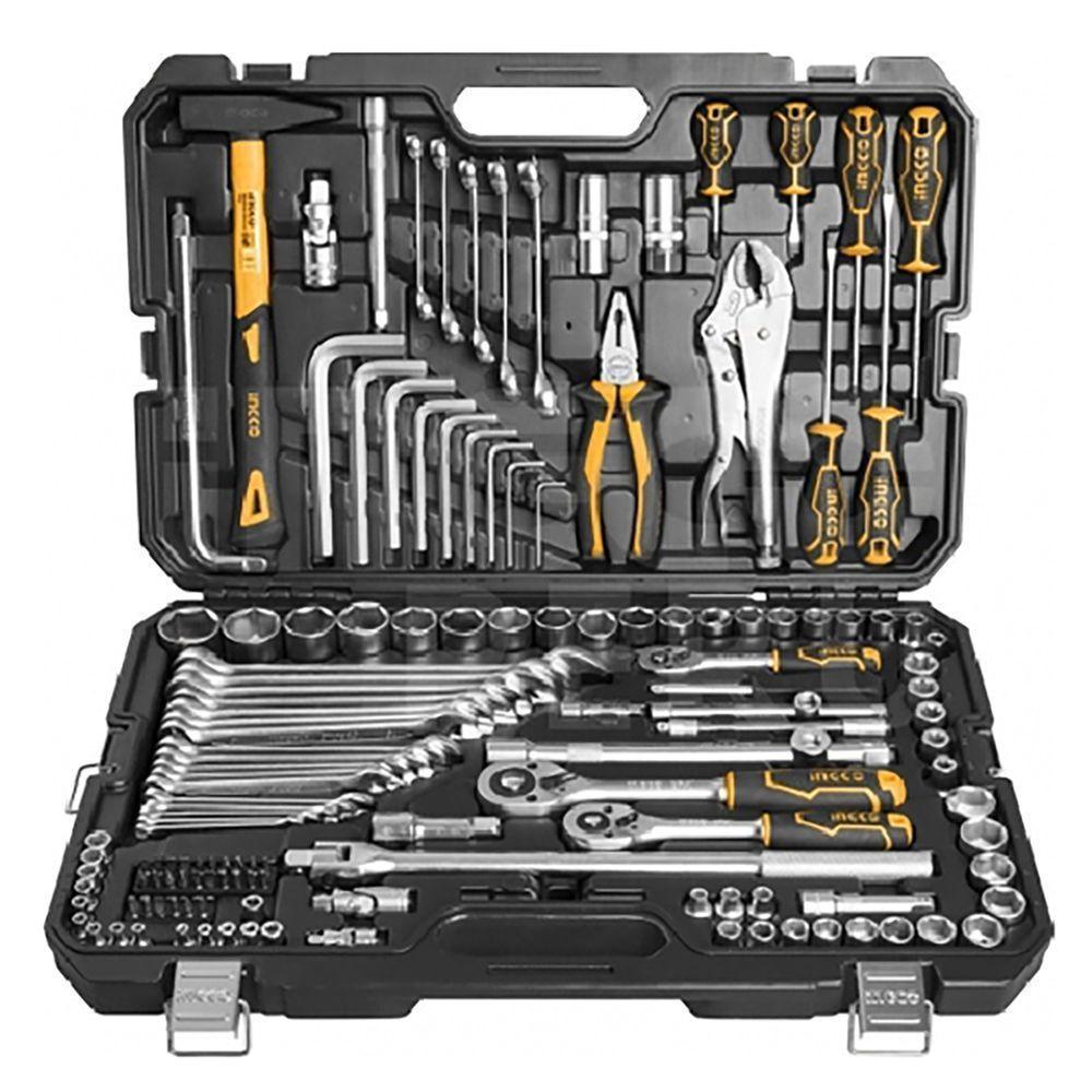 SET HERRAMIENTAS INDUSTRIAL 142 PIEZAS INGCO HKTHP21421-0