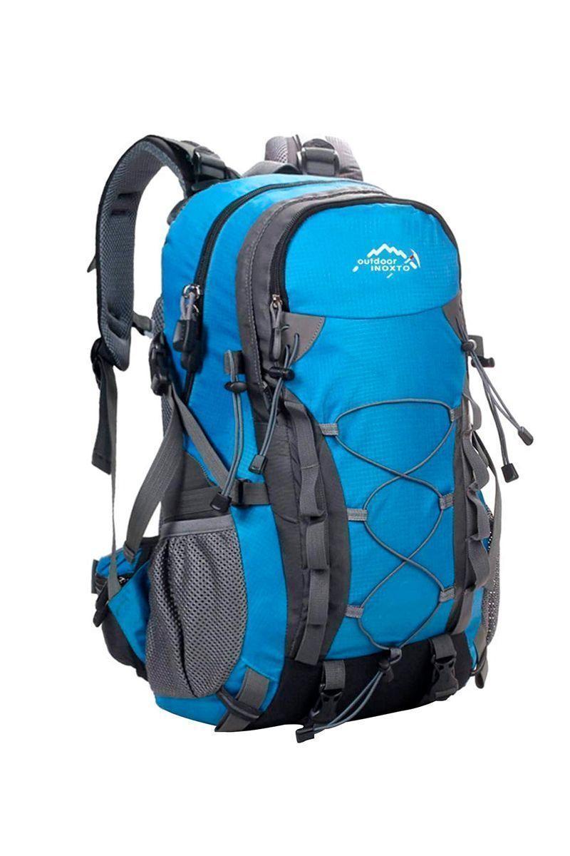 Mochila Impermeable 40L Transpirable Outdoor Azul-0