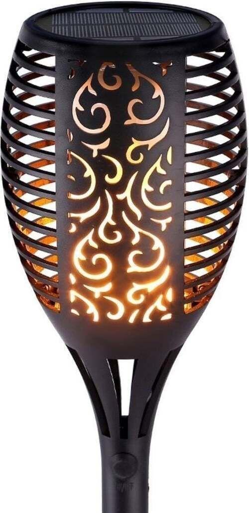 Antorcha Led Solar 50 Cm Farol Exterior Jardín Estaca /w030-0