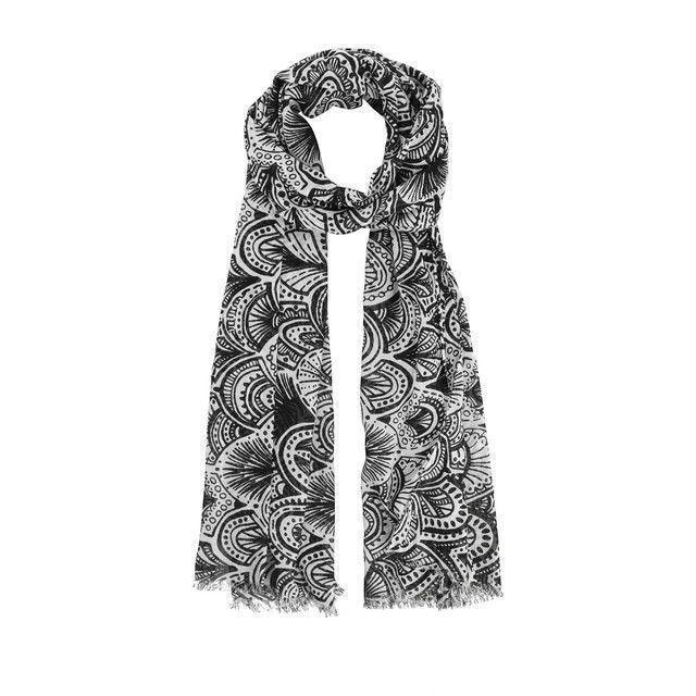 Pañuelo Estampado Negro Draw iD-0