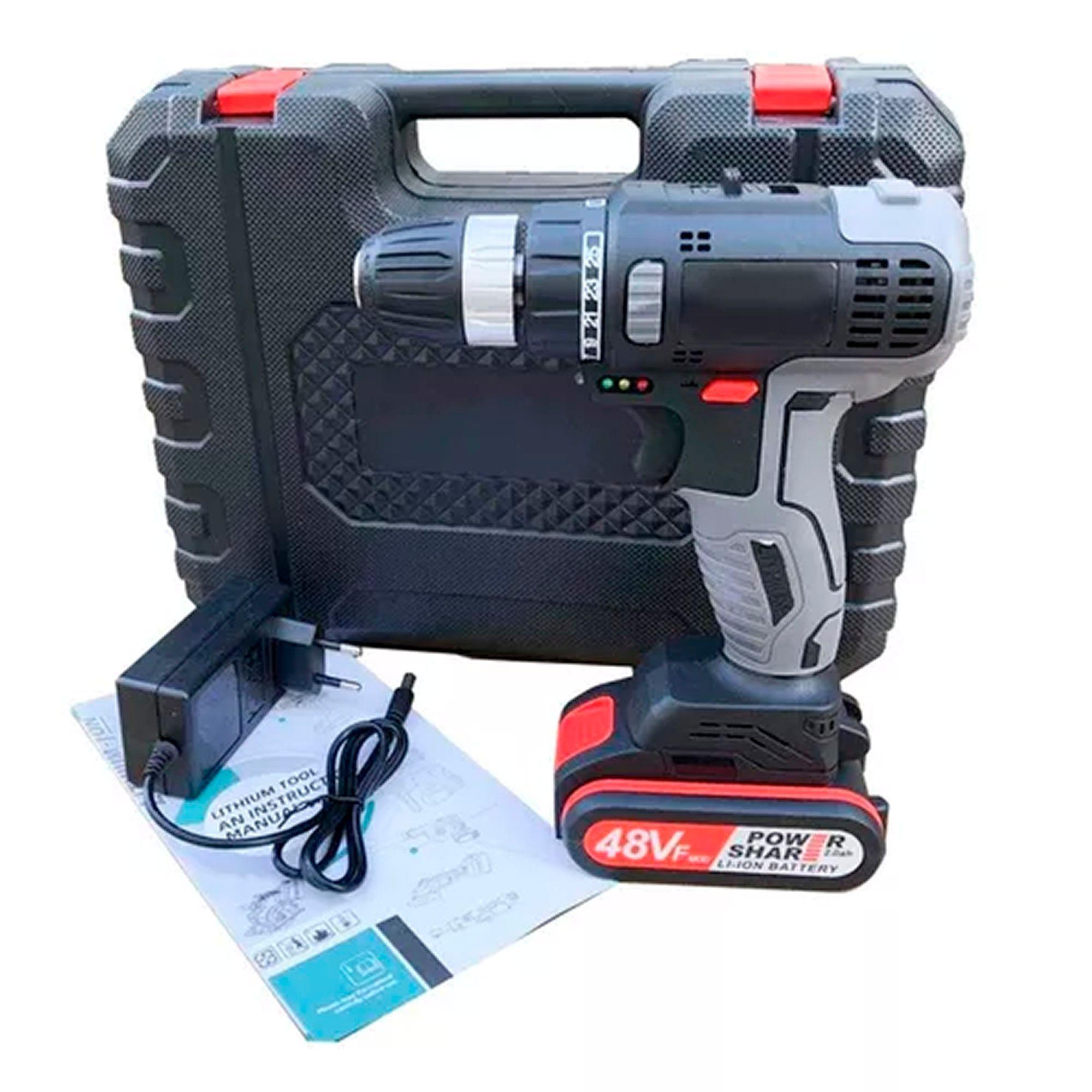 Taladro Destornillador Inalámbrico Con Accesorios 18v-0