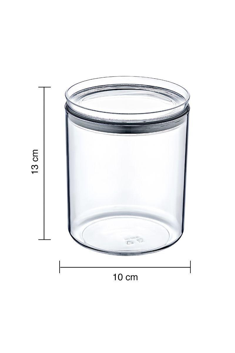 Contenedor Hermético 0,85 Lt Crystal Round-2