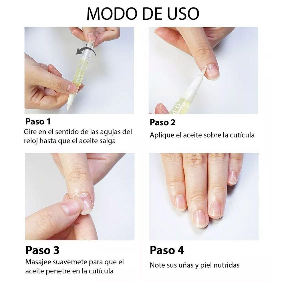 Aceite hidratante cutícula vitamina E-3