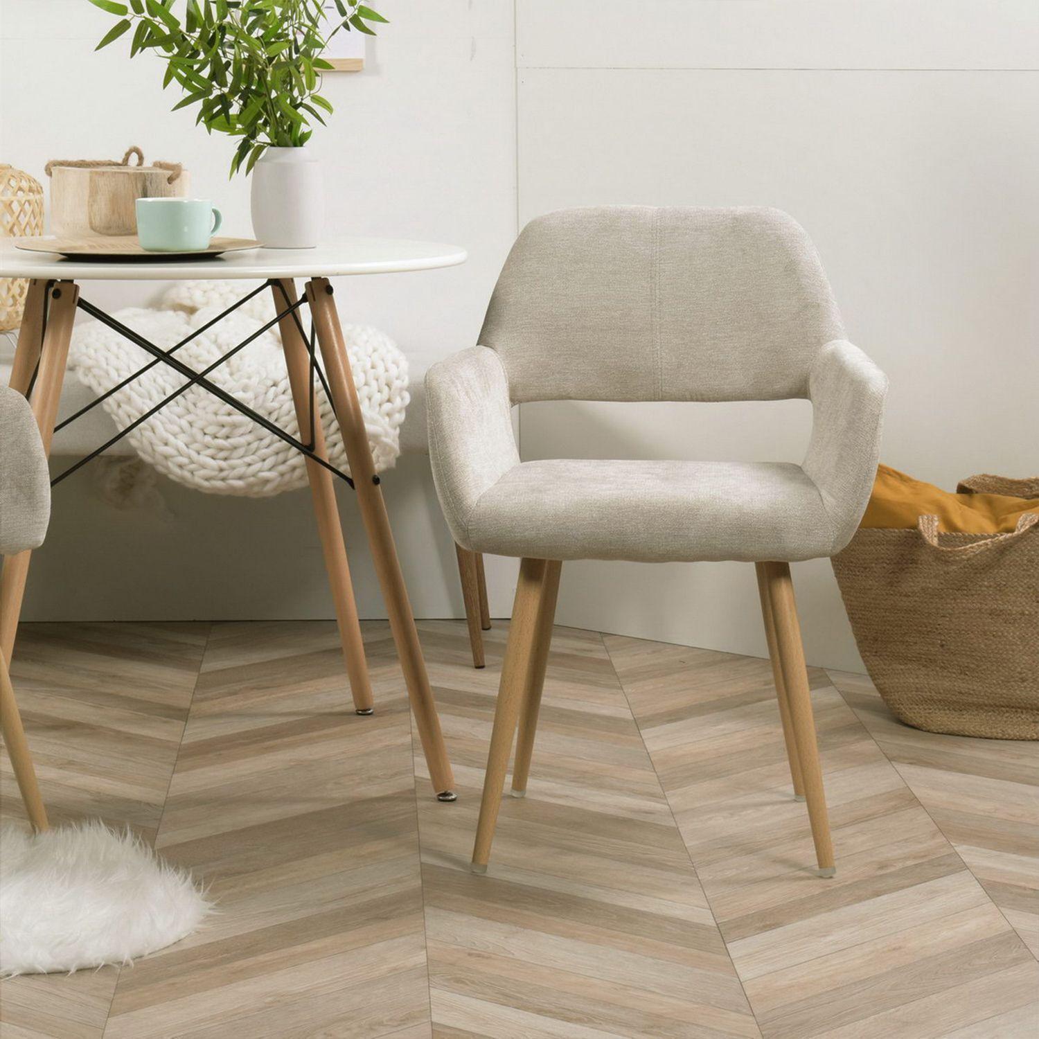 Pack 4 Sillas Comedor Sitial Cromwell Tela-1