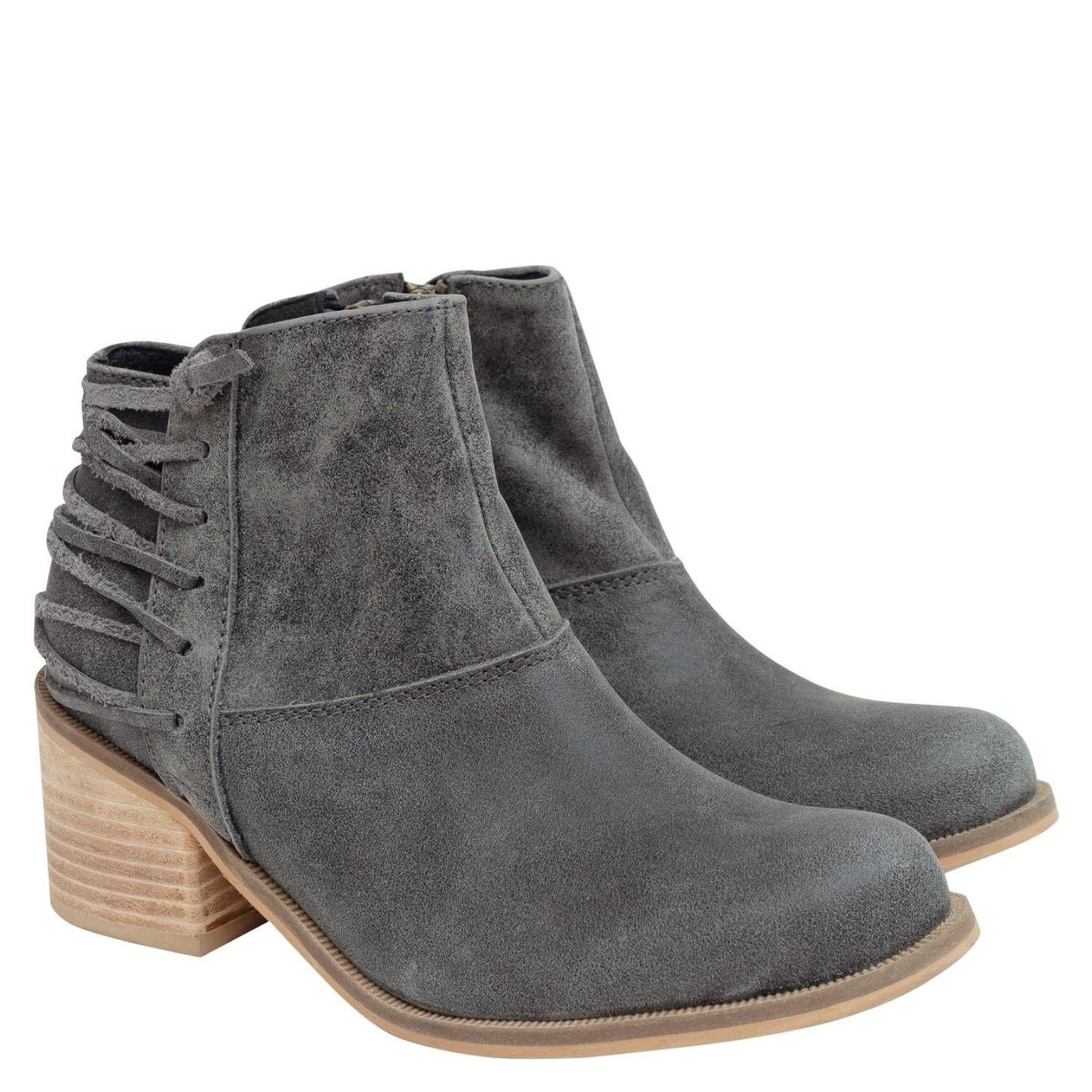 BOTIN AMARRA BREAK GRIS-0