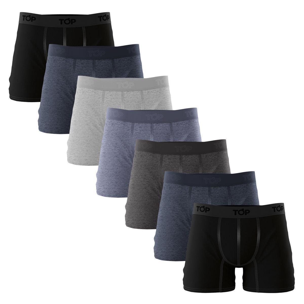 Bóxer Medio Algodón Pack 7 C3 Top-0