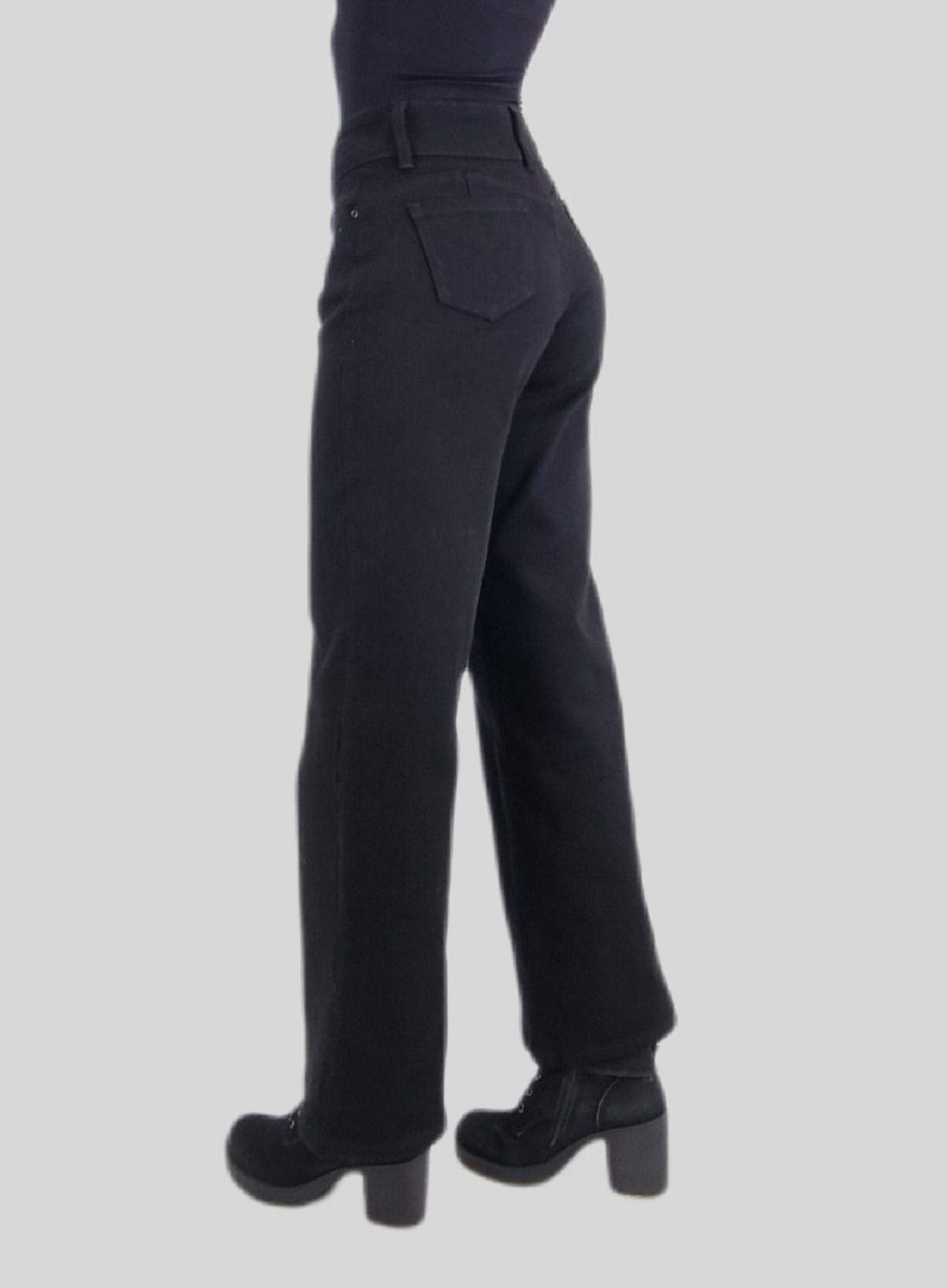 Jeans wide leg black-2