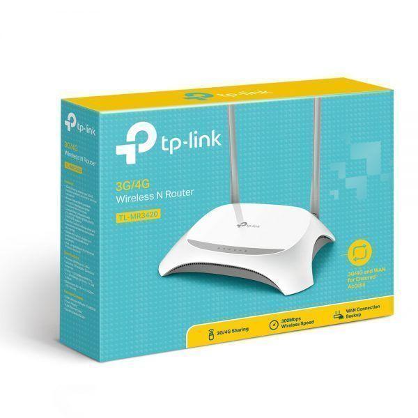Router N Inalámbrico 3G/4G Tp-Link TL-MR3420-1