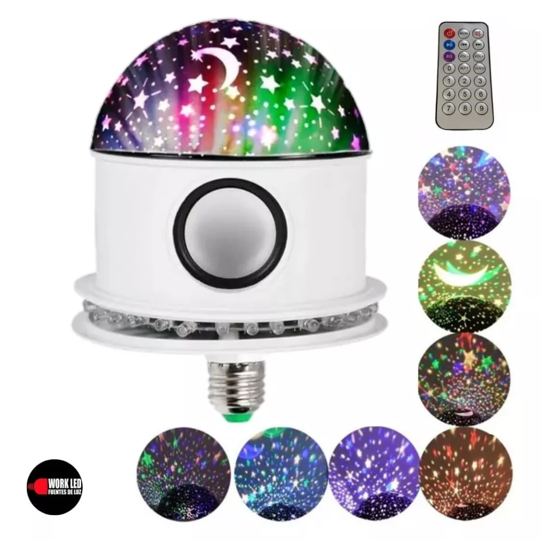 Ampolleta Fiesta Led Magic Rgb E27 parlante 2 en 1-2