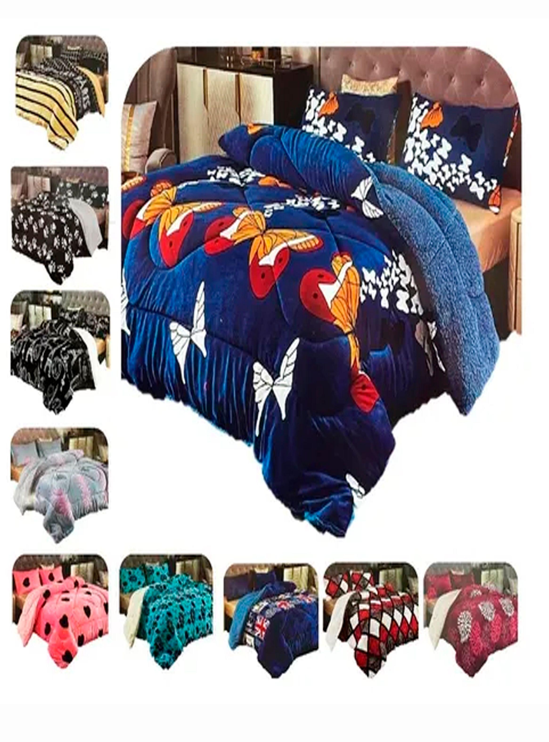 plumon cobertor chiporro rosado corazon 2.0-1