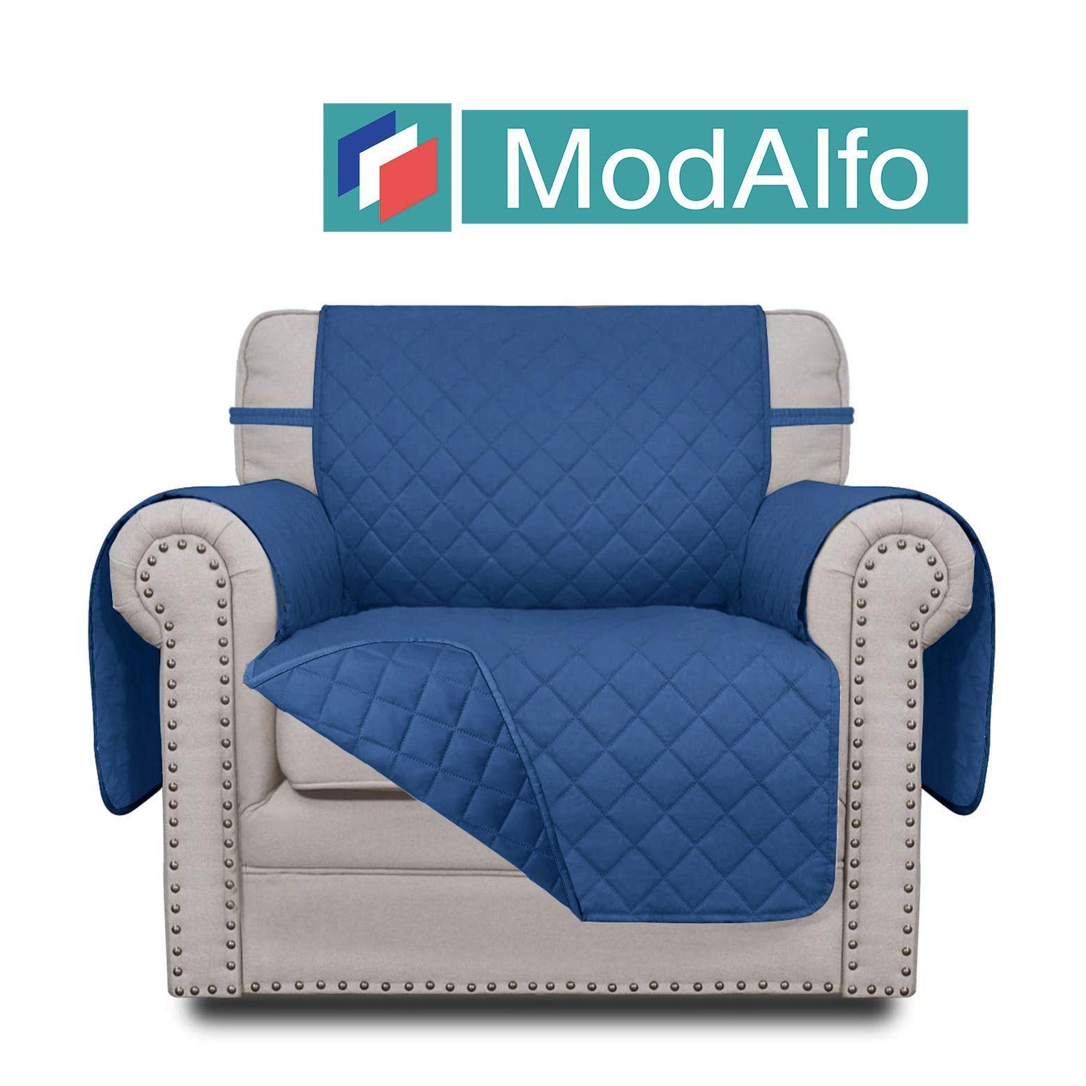 Funda para sofá 1 cuerpo azul 78 x 85 cm-1