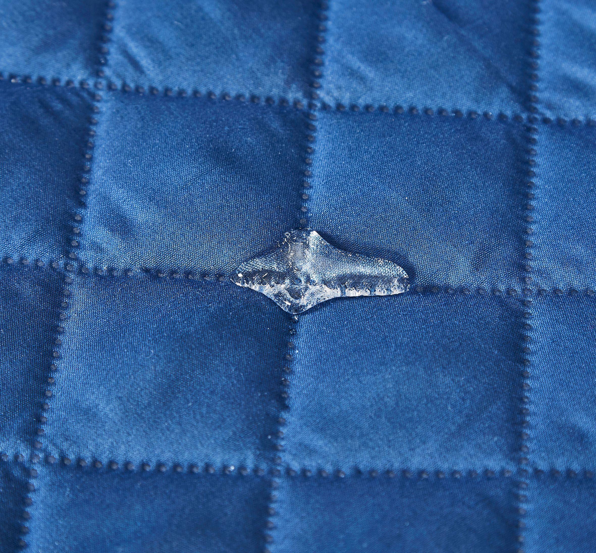 Funda para sofá 1 cuerpo azul 78 x 85 cm-4