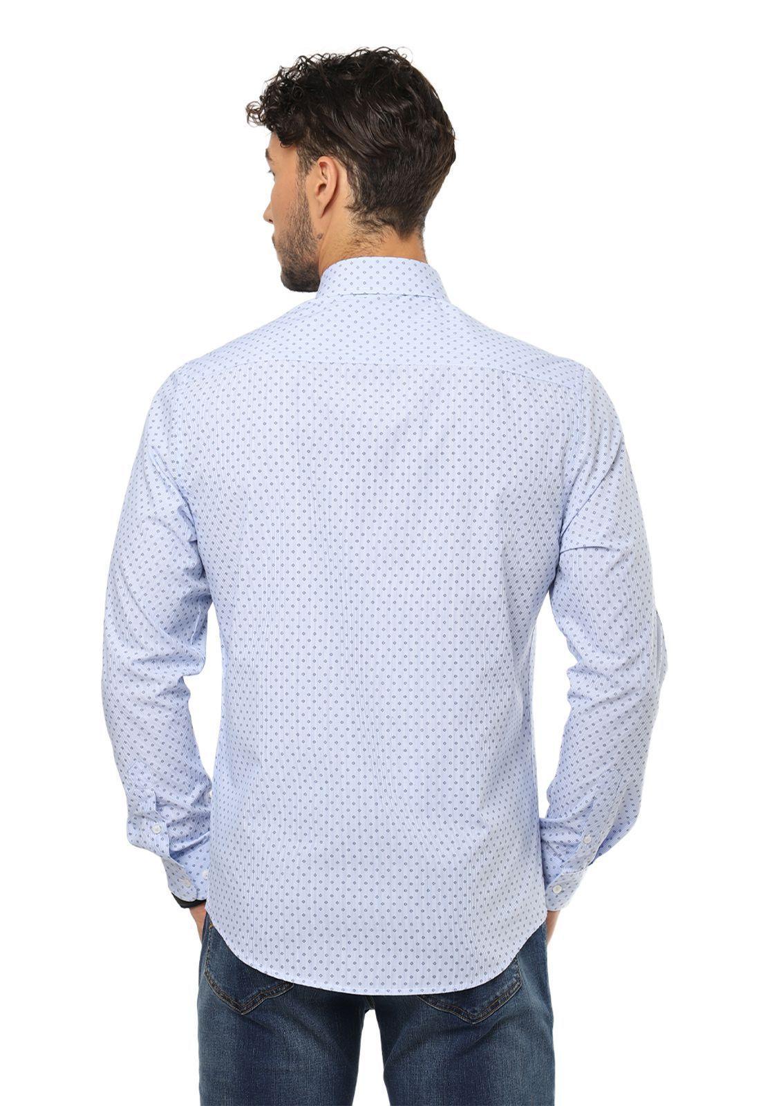 Camisa Casual Celeste-1