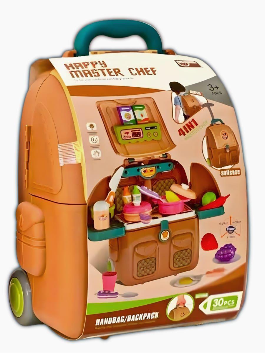 Mochila De Juegos 4 En 1 Set Cocina-0