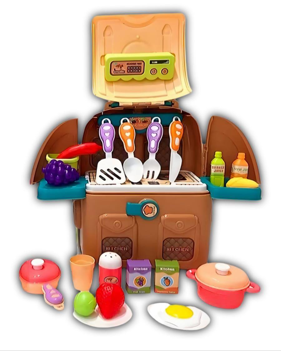 Mochila De Juegos 4 En 1 Set Cocina-4