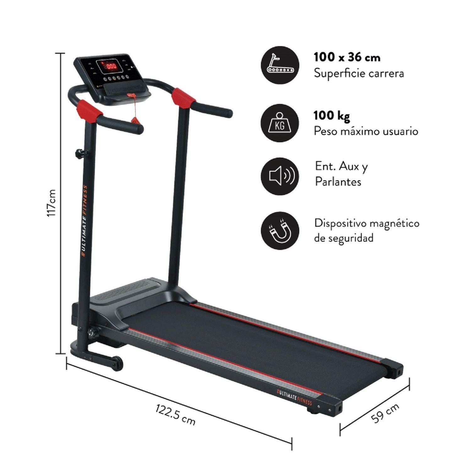 trotadora e100 + máquina home gym p550 pro 65 kg-1