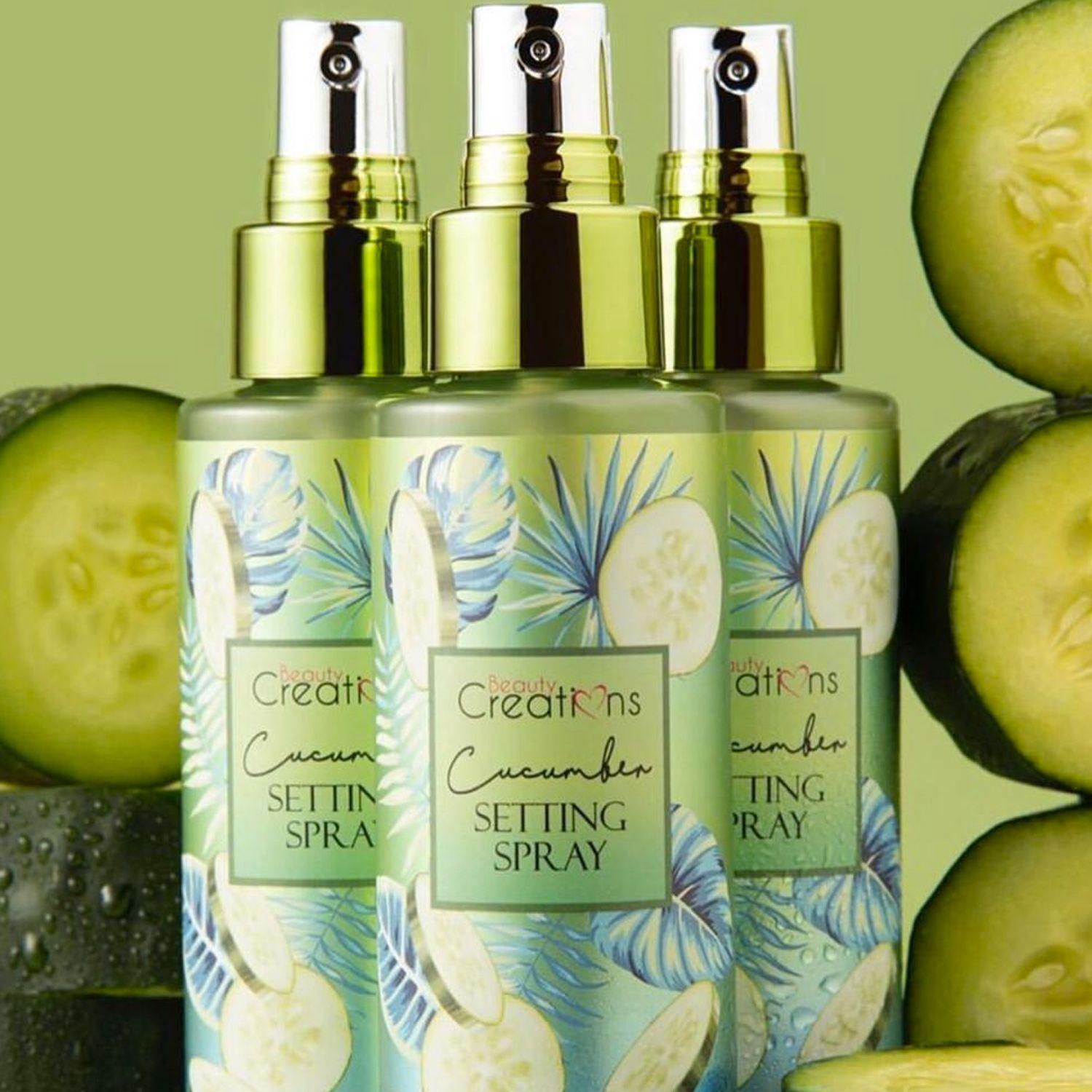 Fijador Spray de Maquillaje Aroma Pepino Beauty Creations-1