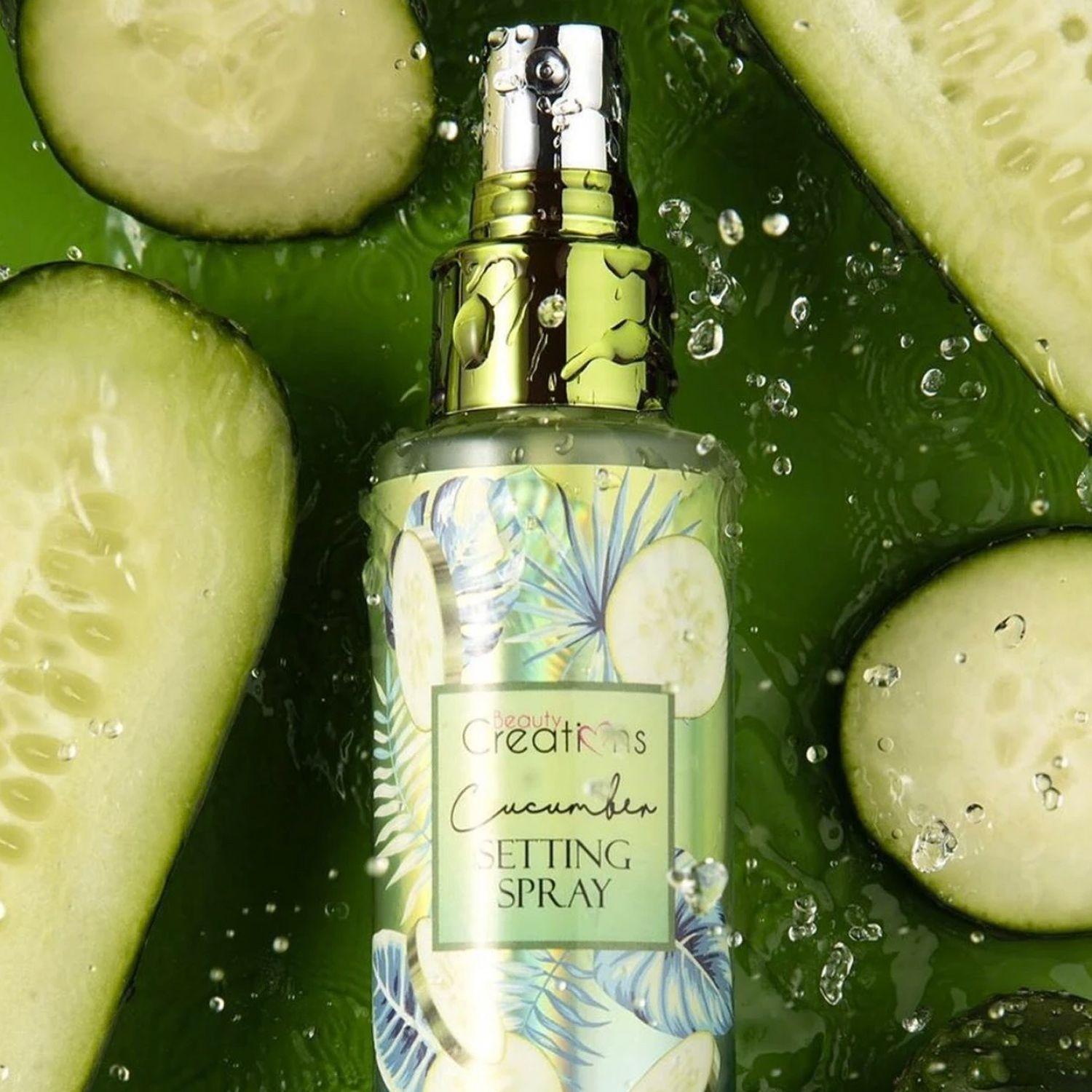Fijador Spray de Maquillaje Aroma Pepino Beauty Creations-2