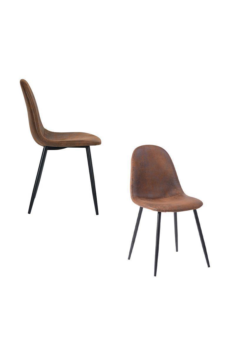 Pack 4 Sillas Comedor Charleston Café-3