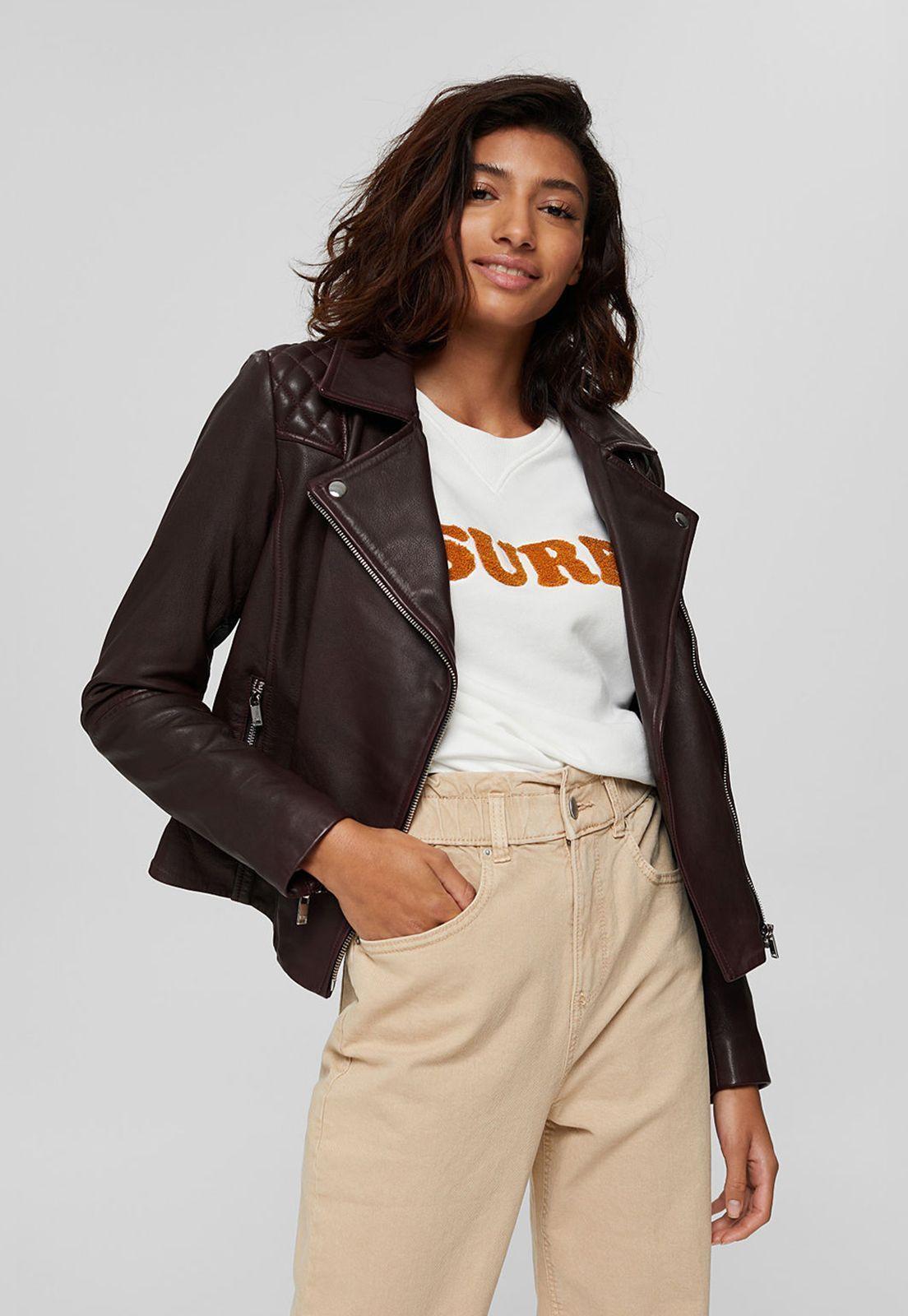 Chaqueta De Cuero Esprit-0