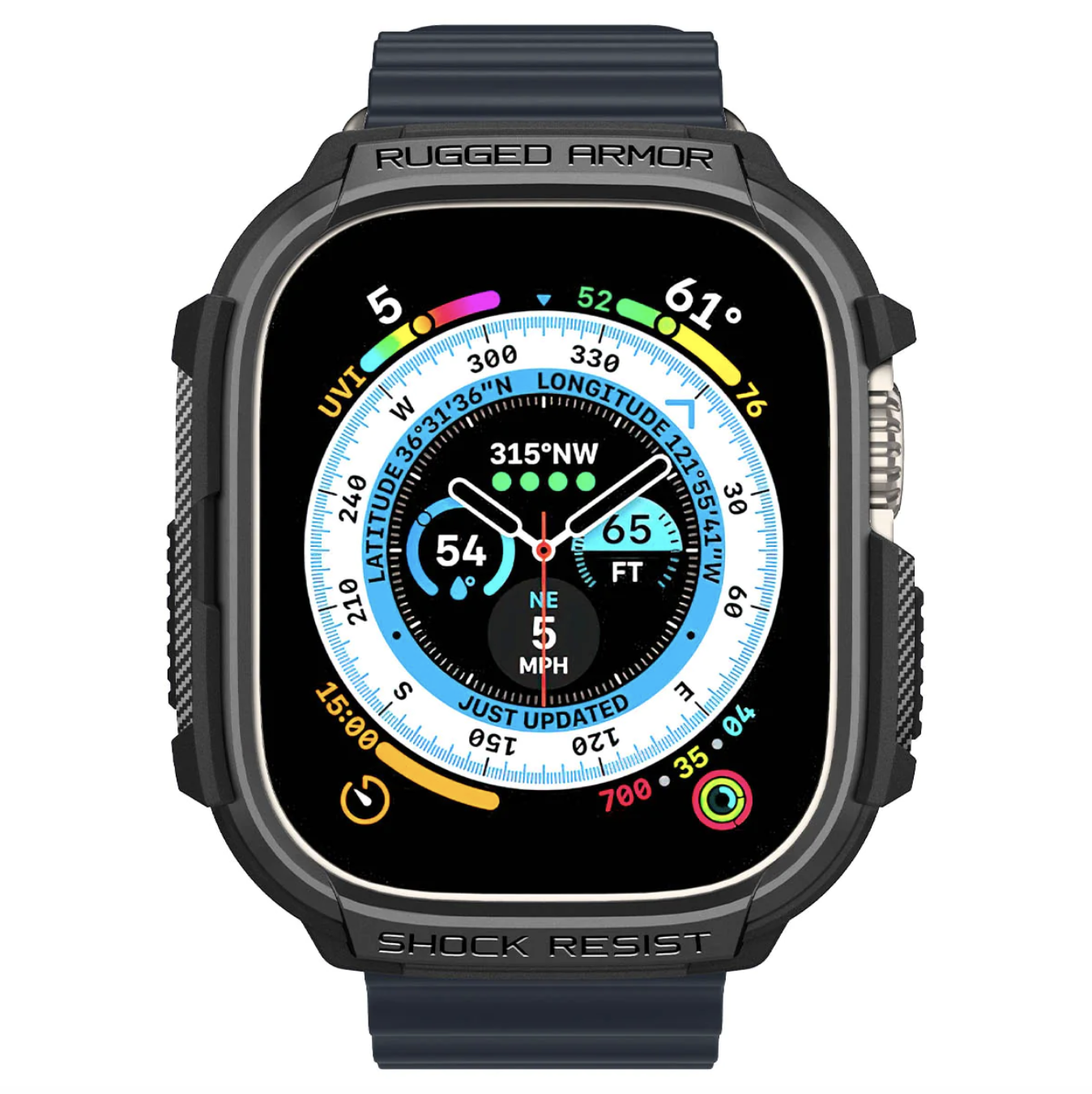 Carcasa Spigen Rugged Armor Para Apple Watch Ultra 49 MM-5