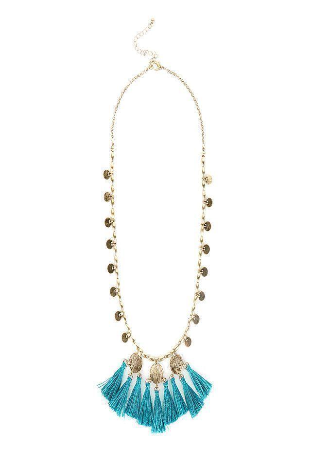 Collar Tassel & Coins Humana-0