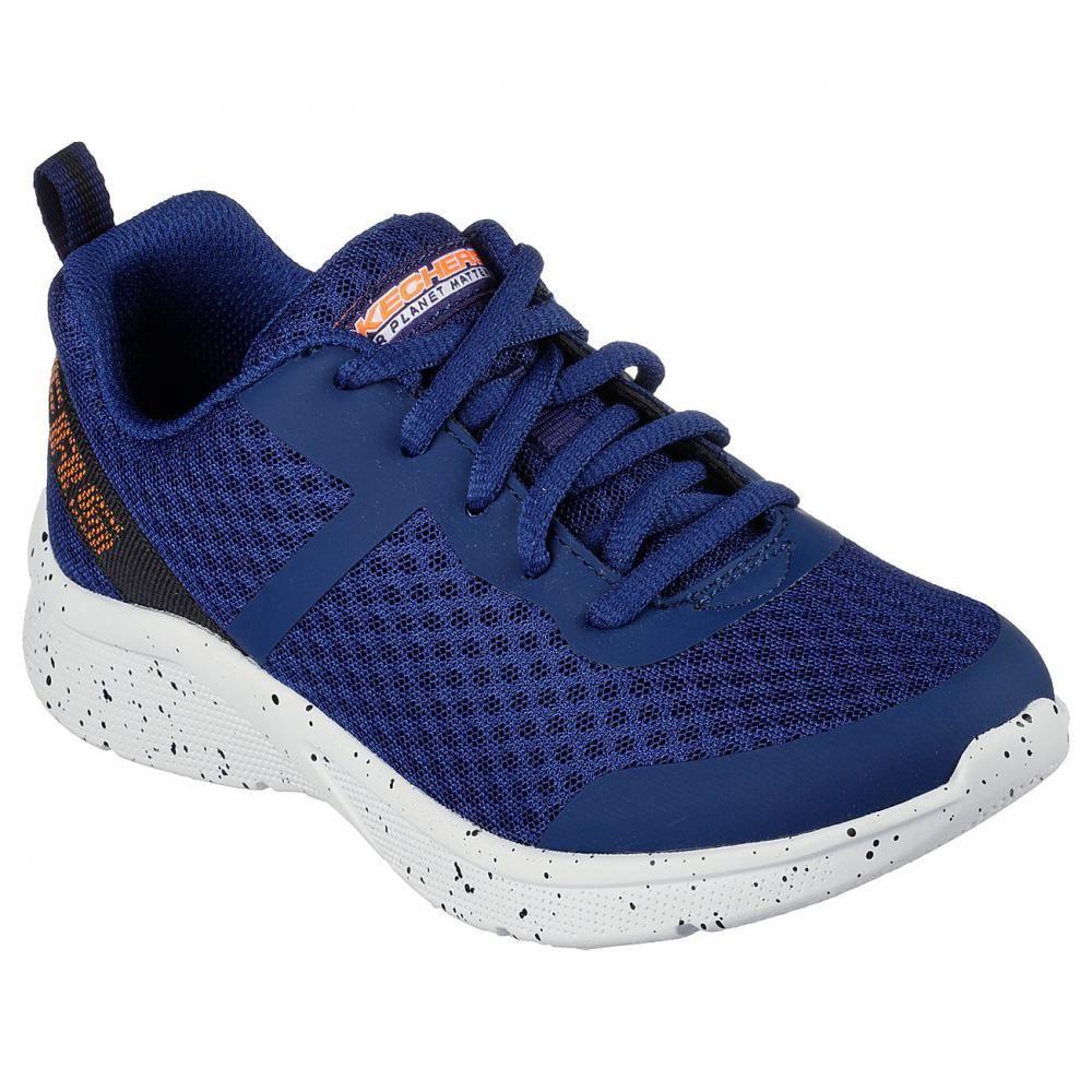 Zapatilla Niño Microspec Azul Skechers-1
