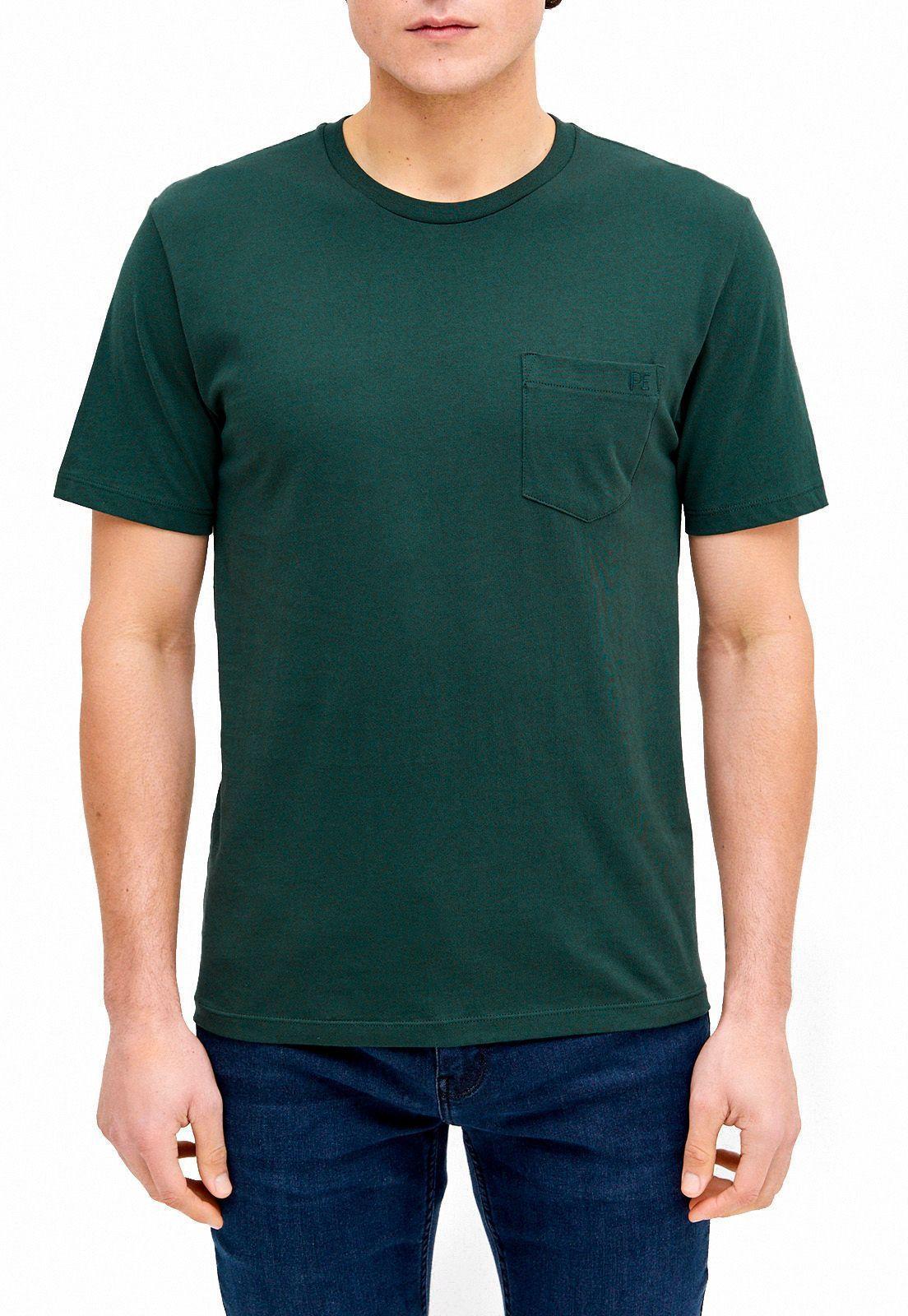 Polera algodón pima verde-0