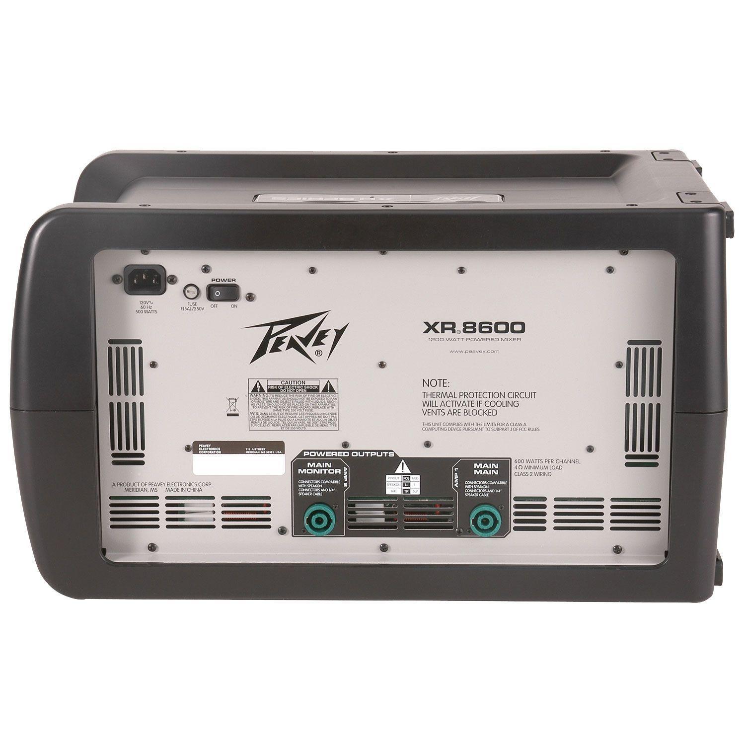Cabezal Amplificado Peavey XR 8600-2