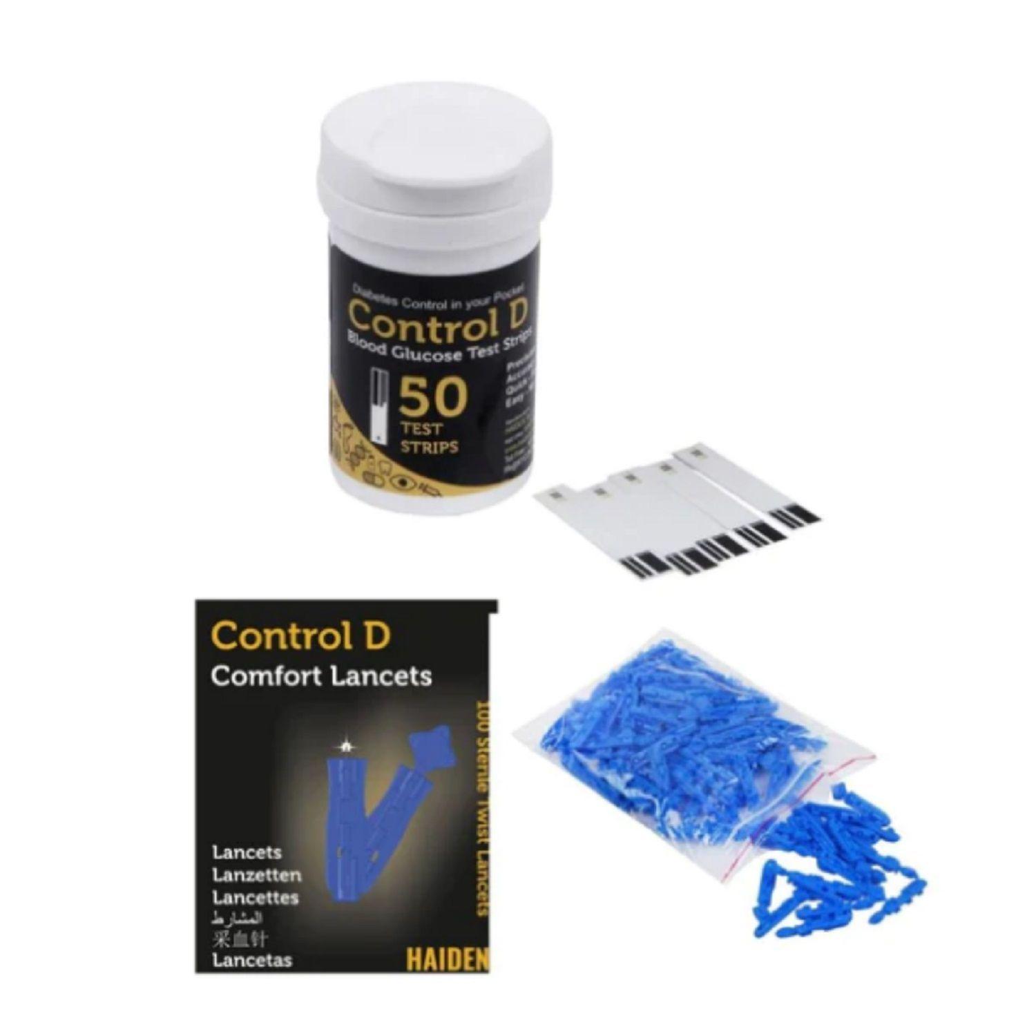 Tiras Reactivas 50 U + Lancetas Comfort 100 U-0