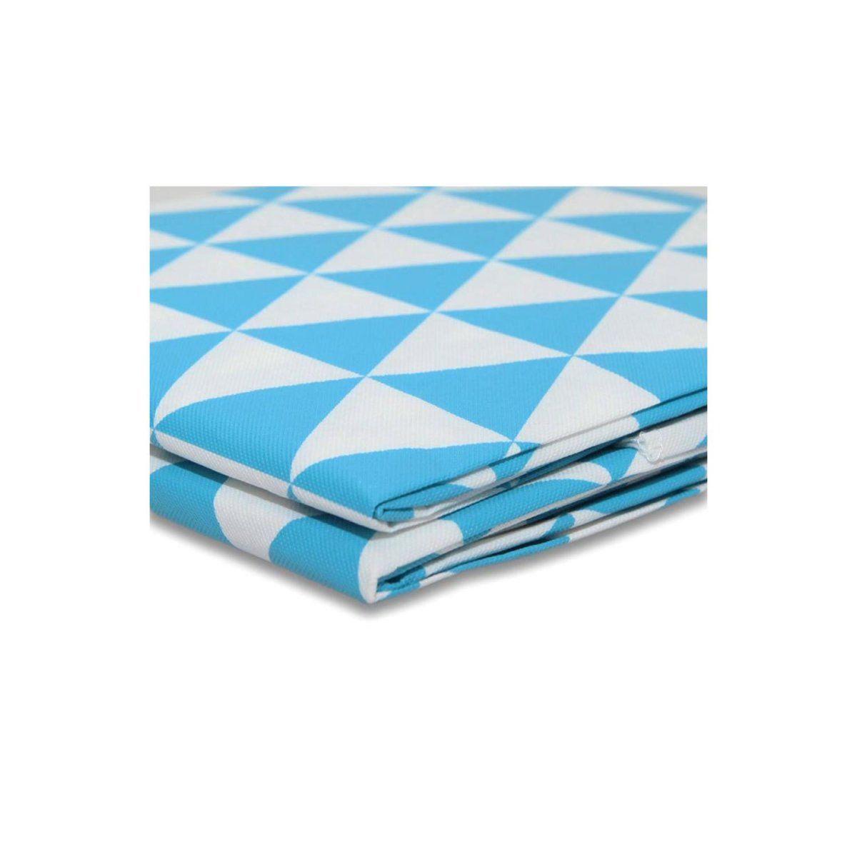 Mantel Peva Bicolor 160 Redondo 562 Azul Dib / K-0