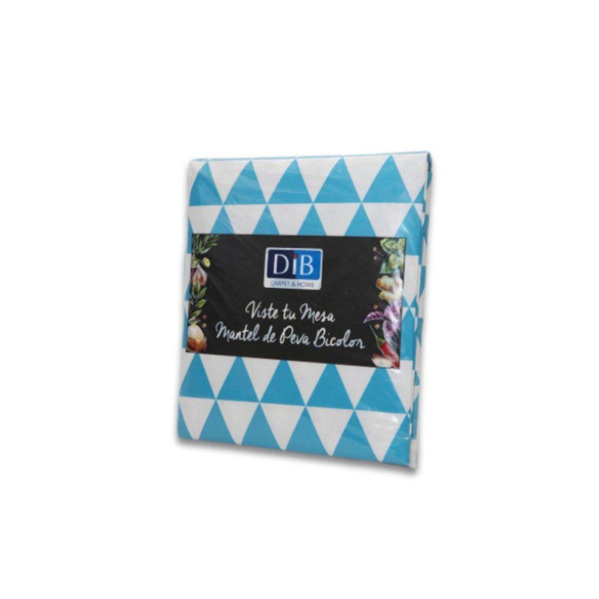 Mantel Peva Bicolor 160 Redondo 562 Azul Dib / K-1