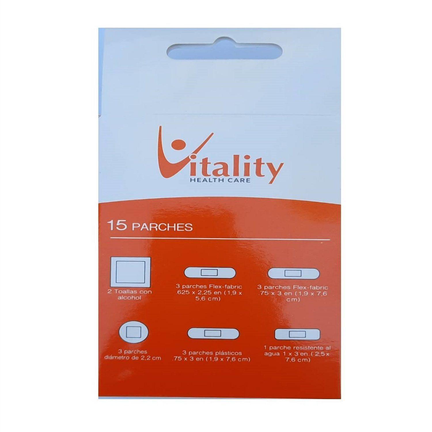 Kit Primeros Auxilios Portable(15 Piezas)Vitality-1