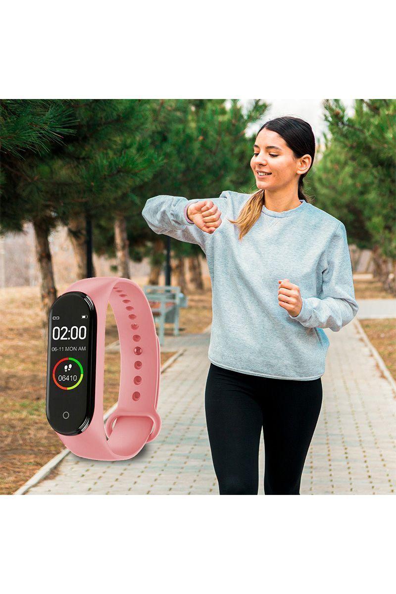 Smartband Pulsera Inteligente N1 Rosado-5