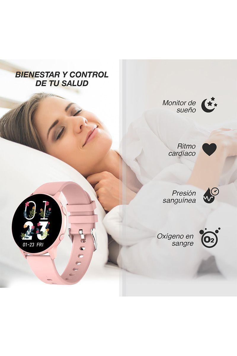 Smartwatch Reloj Inteligente QT01 Rosa-4