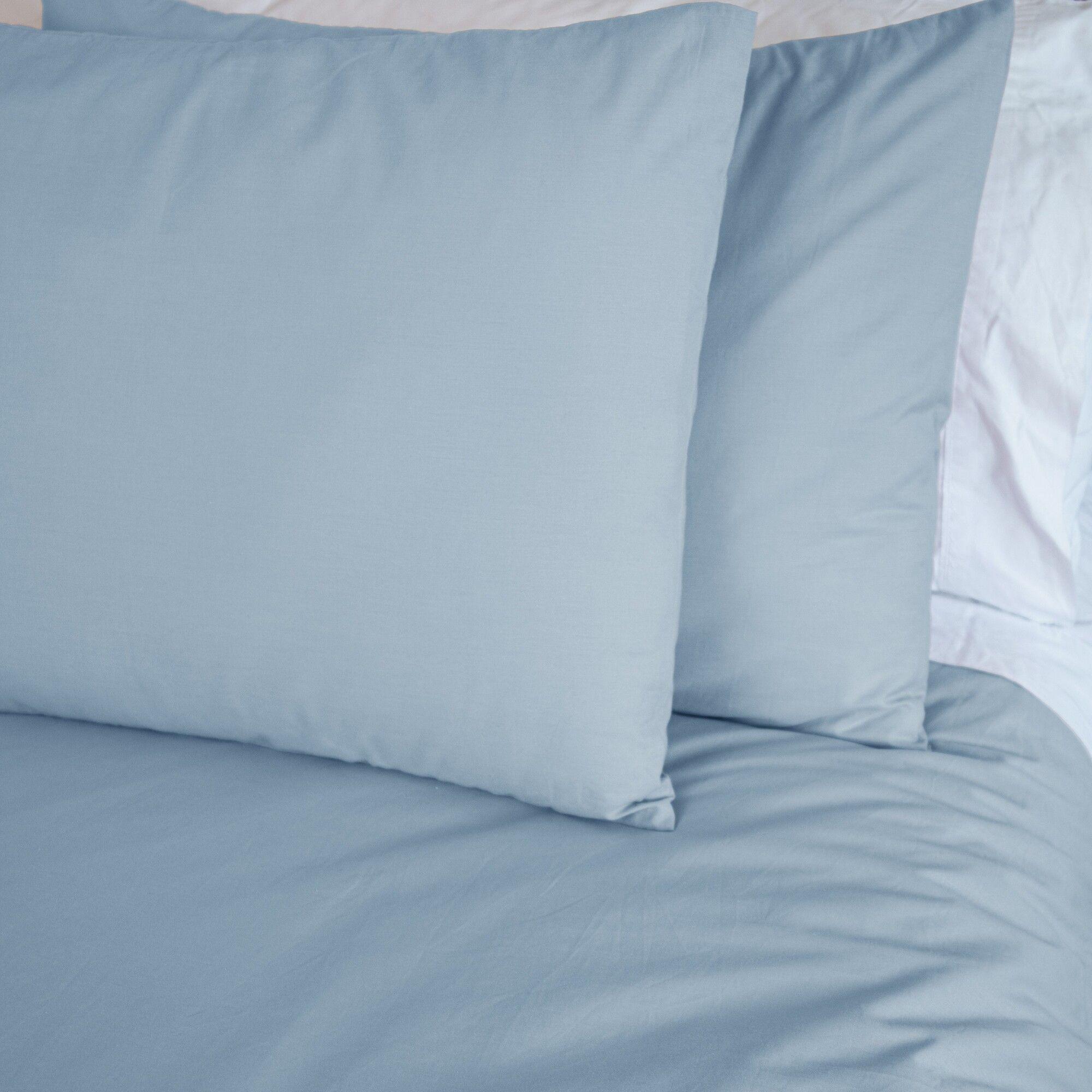 Cubreplumón Karsten Liss 2 plazas Azul 180 hilos-1