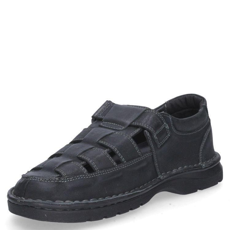 Sandalia Casual Hombre Pluma - U906 Negro-4