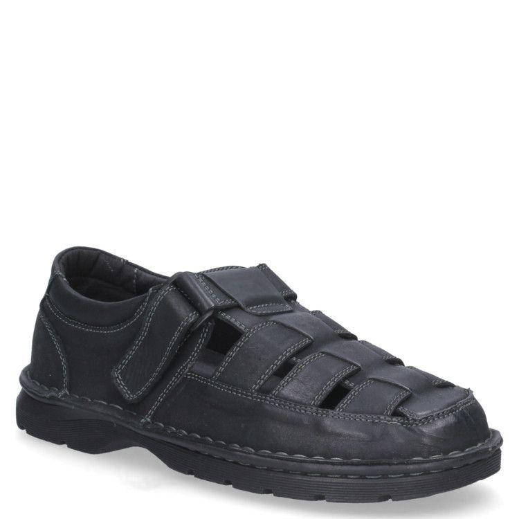 Sandalia Casual Hombre Pluma - U906 Negro-0