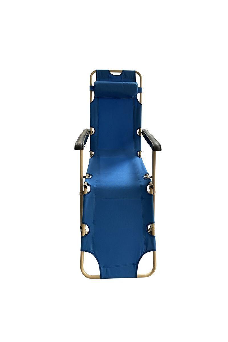 Silla reclinable para exterior NOVAHUS azul-0
