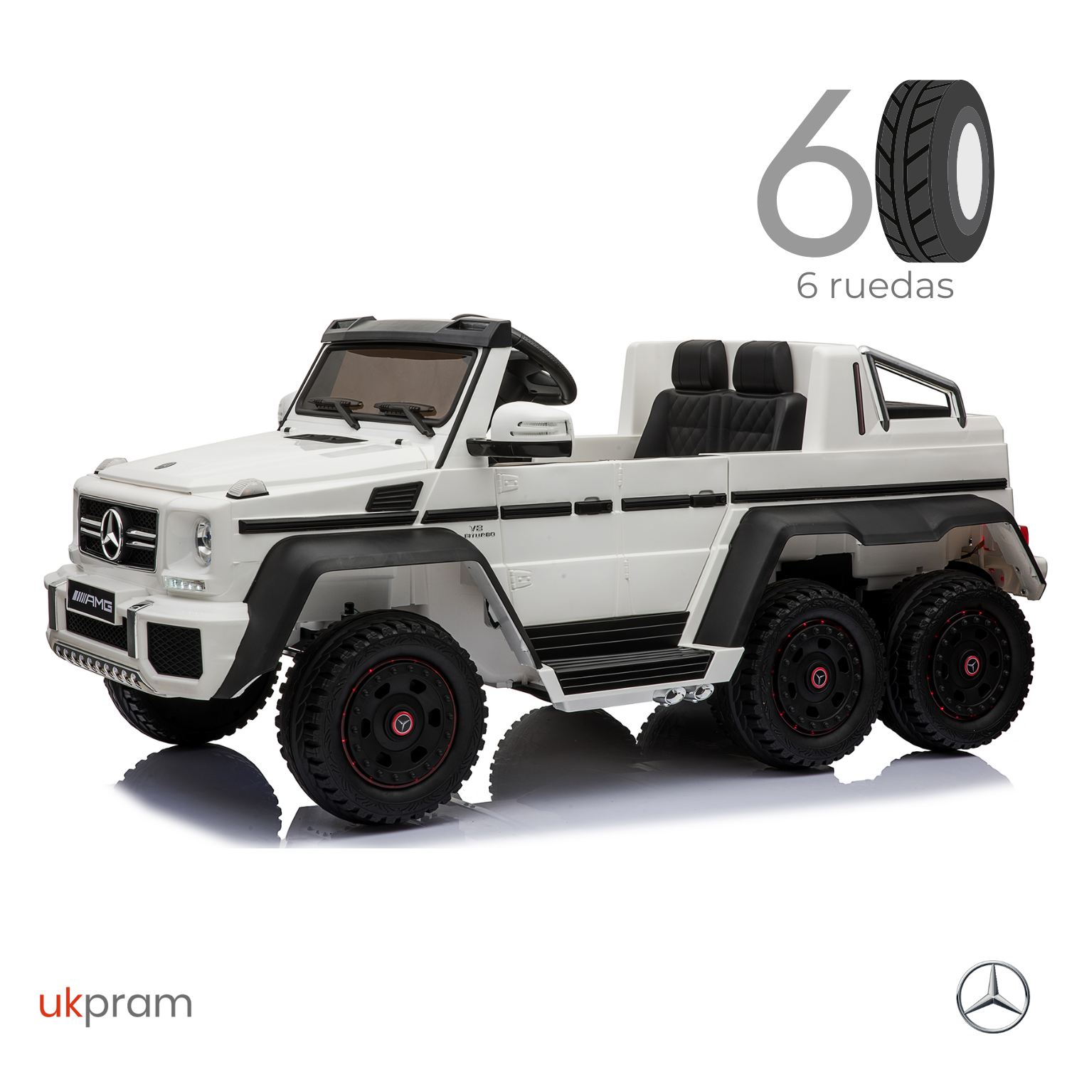 JEEP A BATERIA MERCEDES BENZ G63 6X6 | UKPRAM-6