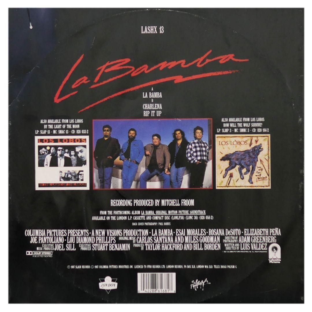 LOS LOBOS - LA BAMBA 12" MAXI SINGLE VINILO USADO-1