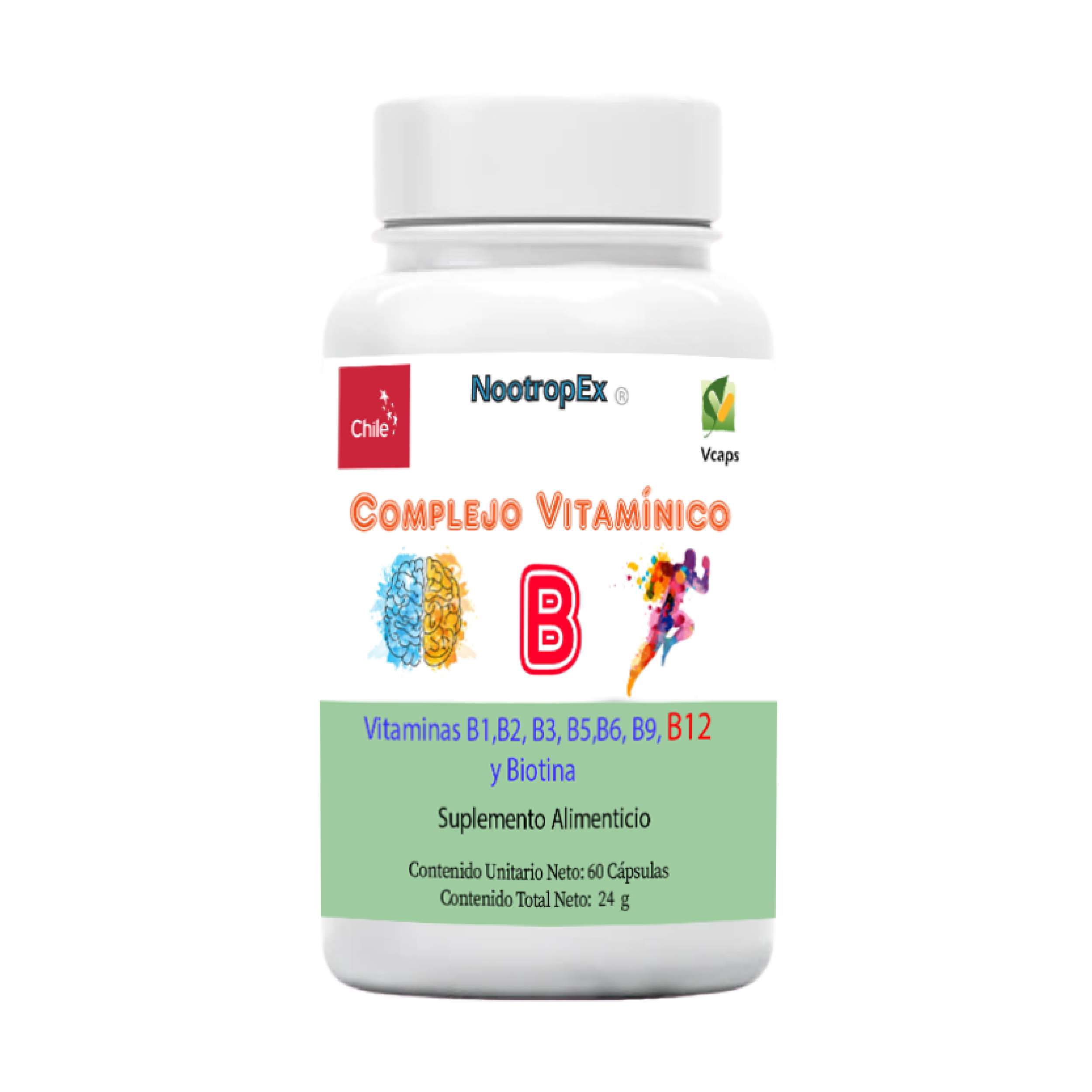 Vitaminas B Complejo Vitamínico -0