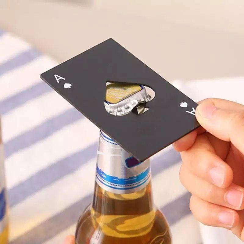 Destapador Abrebotellas estilo Carta, Portátil.-2