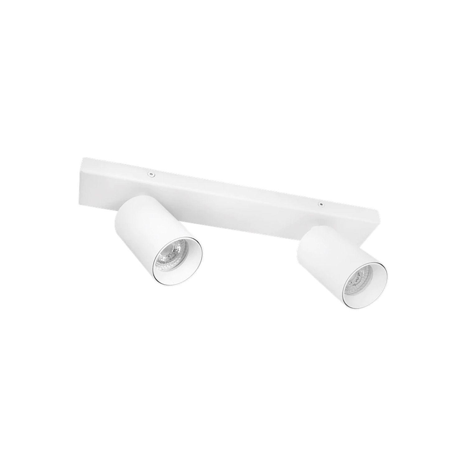 Foco Spotlight Sobrepuesto Cielo O Muro 2*GU-10 Blanco-2