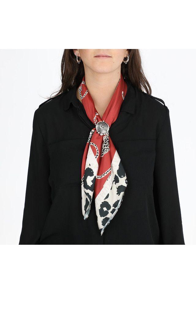 Bandana Estampada Print Roja Humana-2